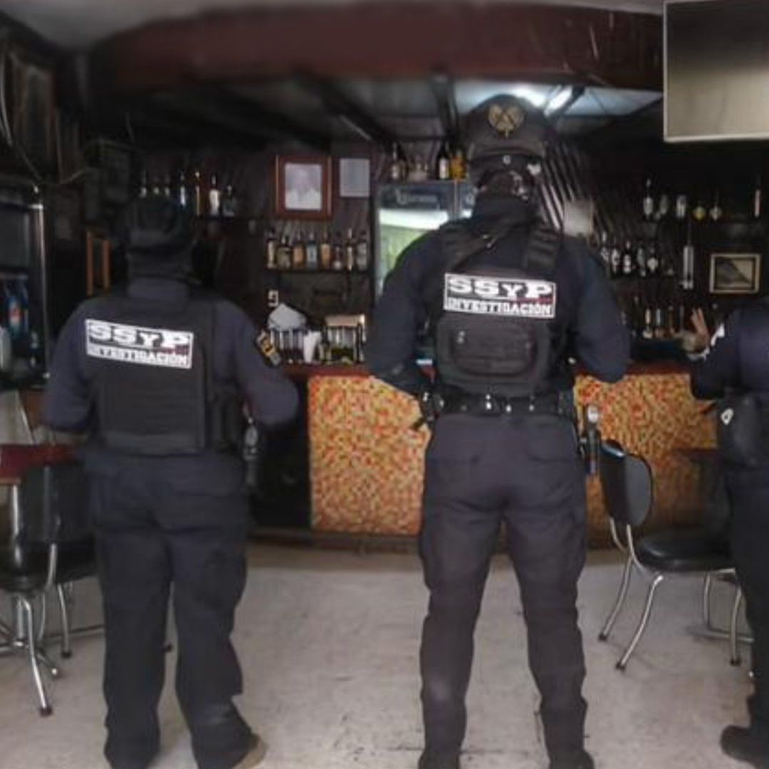 La mercancía fue asegurada por elementos de Seguridad.